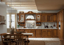 classic kitchen in wood veneer ROSY Corazzin Group - Contract & hotel