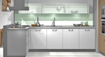 classic laminate kitchen LAZIO BRILLANT FORMA
