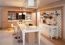 classic matt lacquer eco-friendly kitchen (water-based lacquers) FAUBOURG Hardy Inside