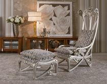 classic style armchair with footstool LIBERTY : 911 MEDEA