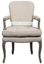 classic style armchair MILAN BLANC D'IVOIRE