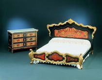 classic style double bed BOULLE  ANGELO MONZIO COMPAGNONI 1951