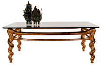 classic style glass coffee table HELIX GILANI