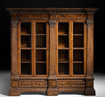 classic style glass front bookcase GLI ORIGINALI Visentin Giovanni