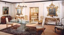 classic style glass table  BUSSANDRI