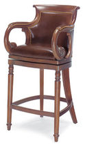 classic style leather bar chair JOCKEY HANCOCK AND MOORE