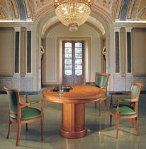 classic style round table RUBLEV E 6073 OAK DESIGN