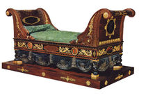 classic style single bed 2842 Mice Versailles