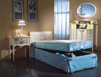 classic style single bed with storage base CALIFORNIA Forni Mobili