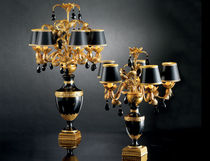 classic style table lamp CAPODIMONTE PORCELLANE VILLARI