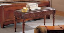 classic style upholstered bench NEW ZEALAND 58/Z Bassi F.lli
