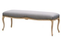 classic style upholstered bench LOUIS XV Gilles NOUAILHAC