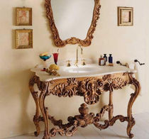 classic style washbasin cabinet with mirror 4508/DN BIANCHINI & CAPPONI