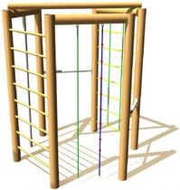 climber for playground THE JOCS RANGE Parques Infantiles Isaba