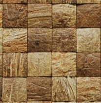 coconut shell mosaic tile KIREI COCO TILES - SUMATRA - KC-013 Kirei USA