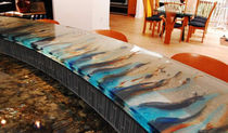 coloured glass panel  Think Glass