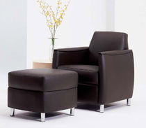 commercial armchair with footstool BELMONDE by David Dahl  Arcadia Contract