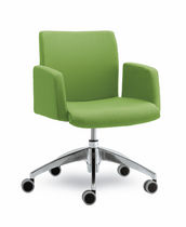 commercial armchair with casters  PUPPIS 01 NEWLINEOFFICE