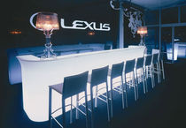 commercial backlit bar counter SNACK SLIDE