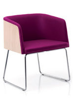 commercial bridge armchair ALLURE ARM ROD by Pedrali Lab The Chair Factory