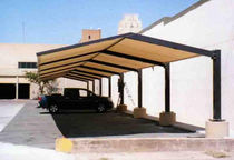 commercial carport (canvas cover) PARTNERSHIP Apollo Sunguard