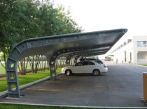 commercial carport (canvas cover) PTFE Covering Tenso One Design