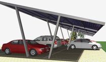 commercial carport (with integrated photovoltaic panels)  Thermo Solar