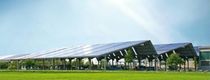 commercial carport (with integrated photovoltaic panels) CREOPORT Creotecc