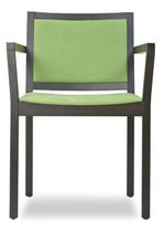 commercial chair with armrests B ARM by Tom Kelley The Chair Factory