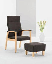 commercial chair with footstool HAVEN by David Dahl Arcadia Contract
