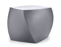 commercial contemporary pouf by Frank Gehry RIGHT TWIST CUBE Heller