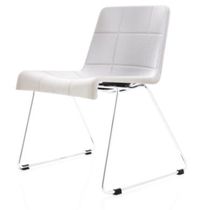 commercial contemporary sled base chair MILLIBAR by Anya Sebton Lammhults M&ouml;bel AB