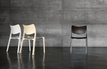 commercial contemporary stacking wooden chair LaClasica by Jesus Gasca STUA