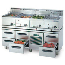 commercial cooling table with electric grill PROFF : GR-160 Hackman