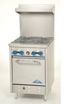 commercial gas range cooker 24" Castle