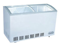 commercial glass door chest freezer  SANCON