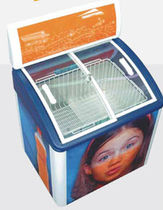 commercial glass door chest freezer KBC 210 HSGAC KLEO-FRANCE