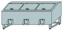 commercial kitchen cabinet RZD 180 INOKSAN