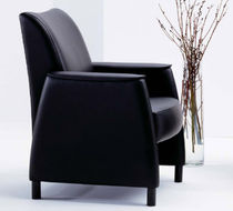 commercial leather armchair AYNSLEY by David Dahl  Arcadia Contract