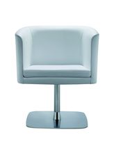 commercial leather swivel armchair COURT by Roger Webb Associates Rossin