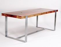 commercial low display case  WALNUT Modern Bamboo