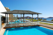 commercial metal gazebo  FARE OUTDOOR