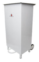 commercial mobile dust-bin STERISENZ FIRE RETARDANT BIN hygequip europe