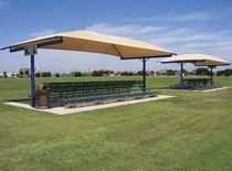 commercial shade cover T-CANTILEVERS Shade Systems