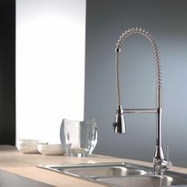 commercial single handle mixer tap with pull out spray for kitchen CONIC Webert