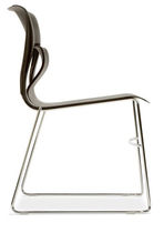 commercial sled base chair RHYTHM by Sava Cvek Stylex