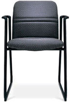 commercial sled base chair BOUNCE by Don Albinson Stylex