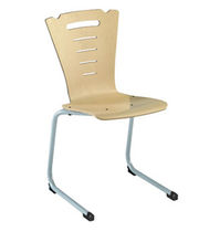commercial sled base chair IDA KHOL