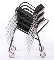 commercial stacking chair EMO by Krijn Hamelink vds stalen meubelen