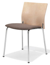 commercial stacking chair TAPA by Krijn Hamelink vds stalen meubelen